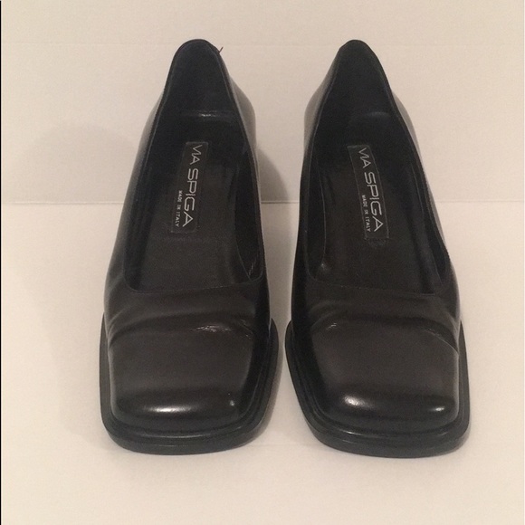 Via Spiga Black Leather Shoes - Picture 7 of 15